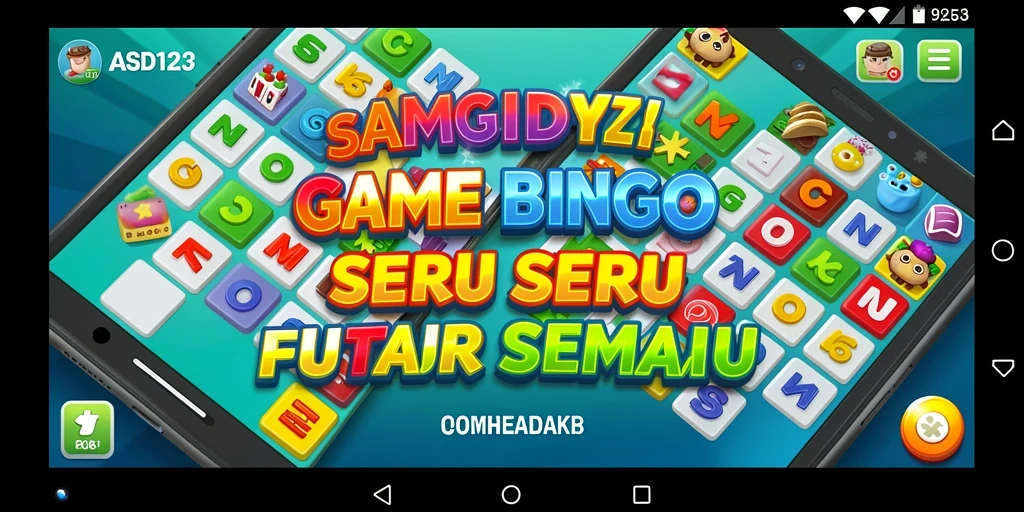 Tampilan gameplay seru dari permainan Bingo ASD123.