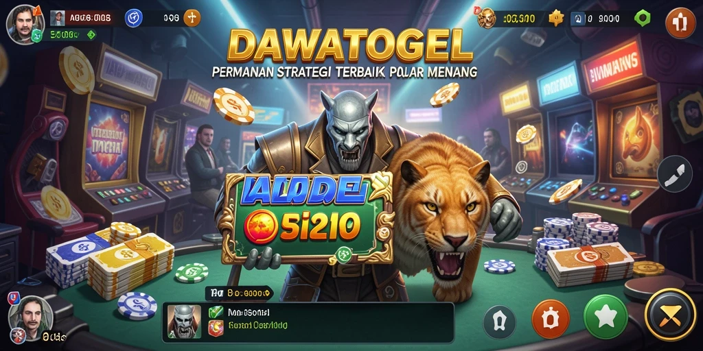 Tampilan gameplay menarik dari DAWATOGEL yang penuh strategi.