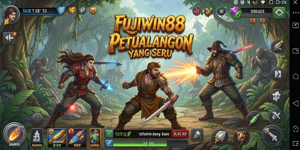 Tampilan gameplay seru dengan aksi penuh ketegangan di FUJIWIN88.