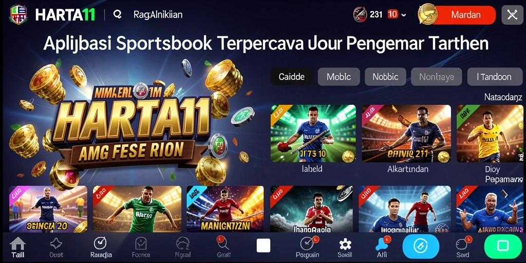 Screenshot HARTA11 menampilkan antarmuka pengguna yang menarik dan informatif.