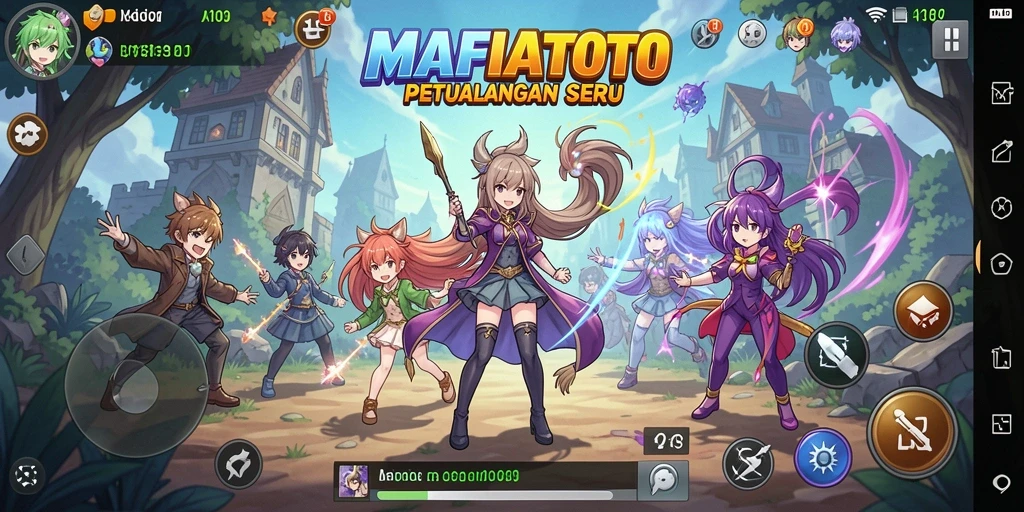 Gameplay seru dengan aksi karakter Anime yang menakjubkan.