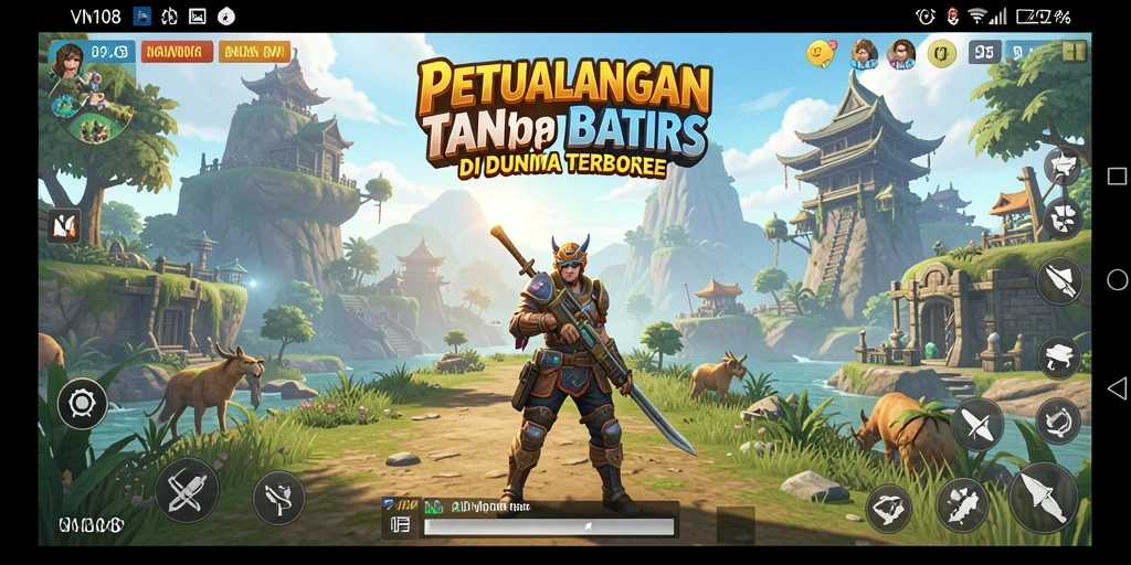 Gameplay seru di dunia terbuka VM108 yang menakjubkan.